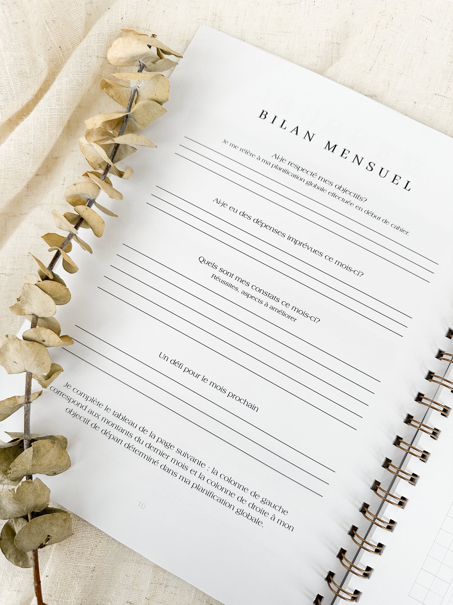 Planificateur financier Sauge | Cahier de gestion des finances personnelles et de suivi du budget