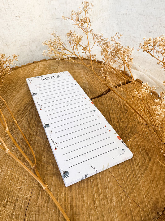 Bloc-Notes Calepin Fleuri