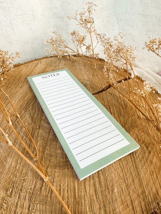 Bloc-Notes Calepin Sauge