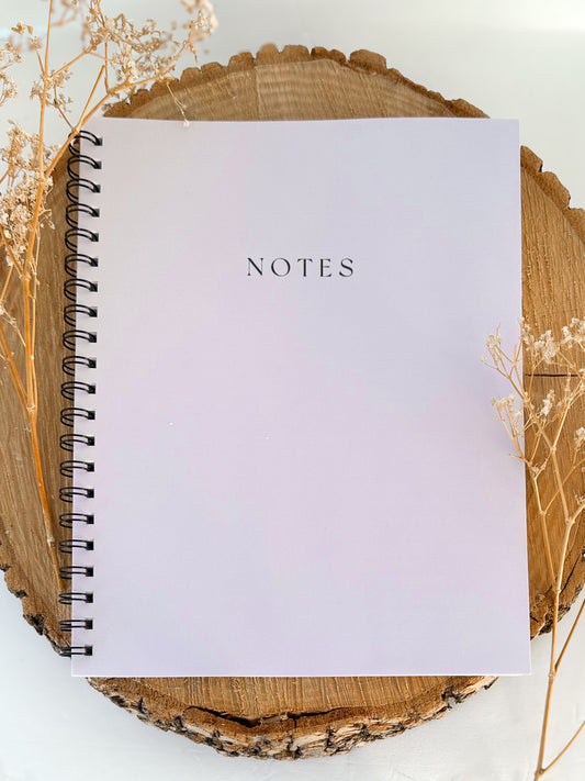 Cahier de notes Lavande Grand format
