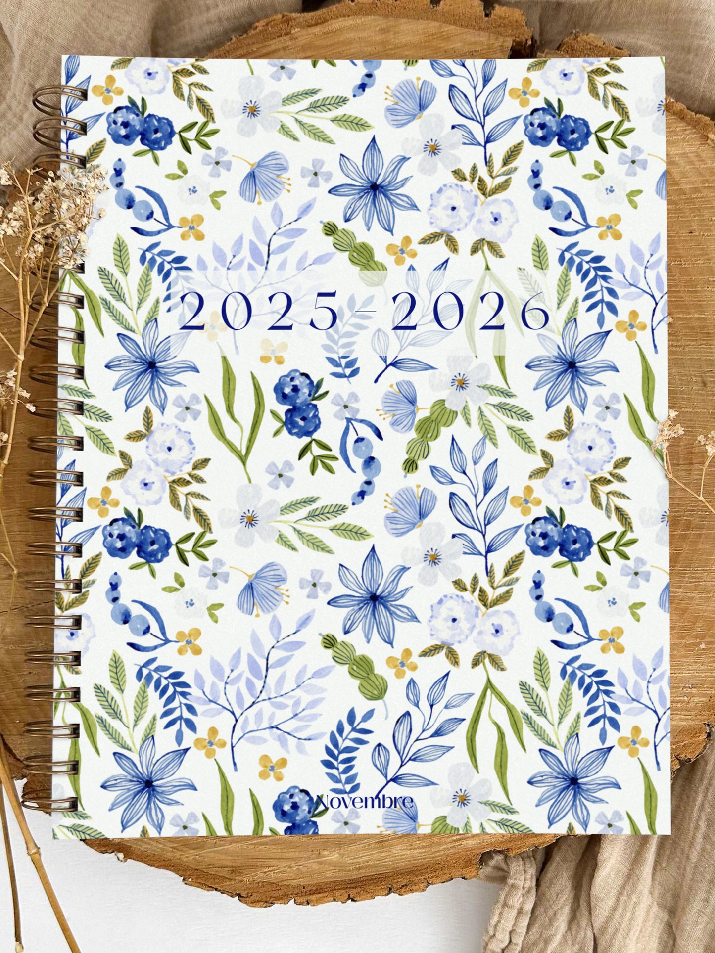 Agenda 2025-2026 grand format Hydrangea