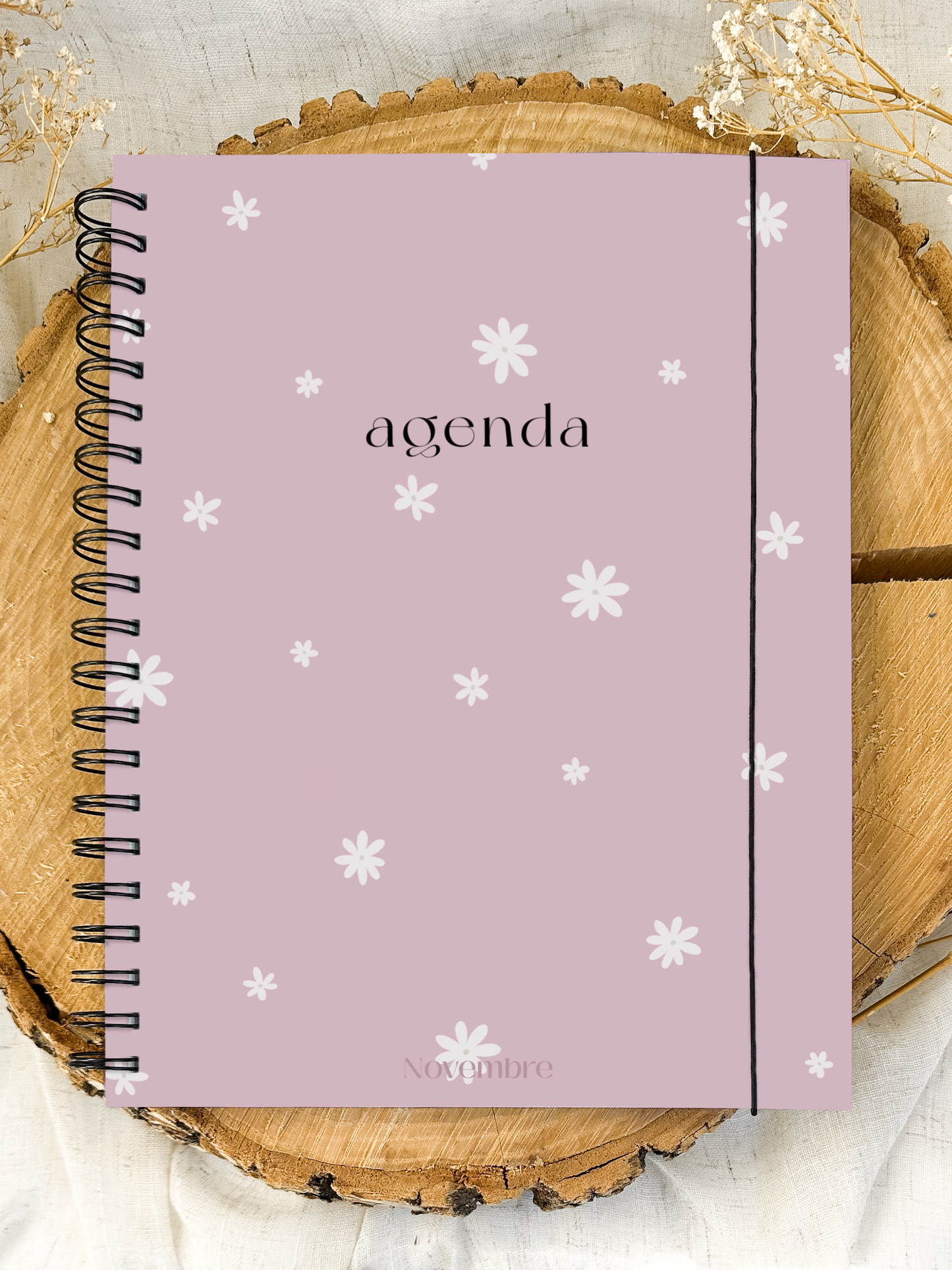 Agenda non-daté 12 mois Rosie Grand format