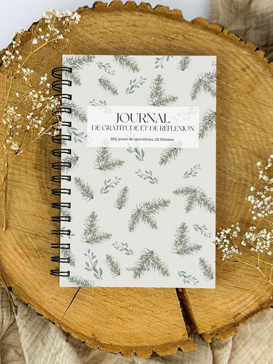 Journal de gratitude et de réflexions Boréal