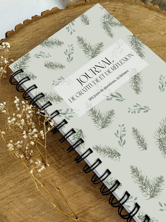 Journal de gratitude et de réflexions Boréal