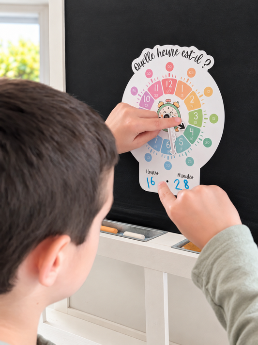 Système d'apprentissage de l'heure