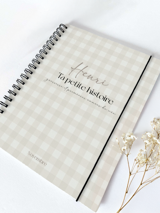 Livre de bébé et grossesse Damier d'été