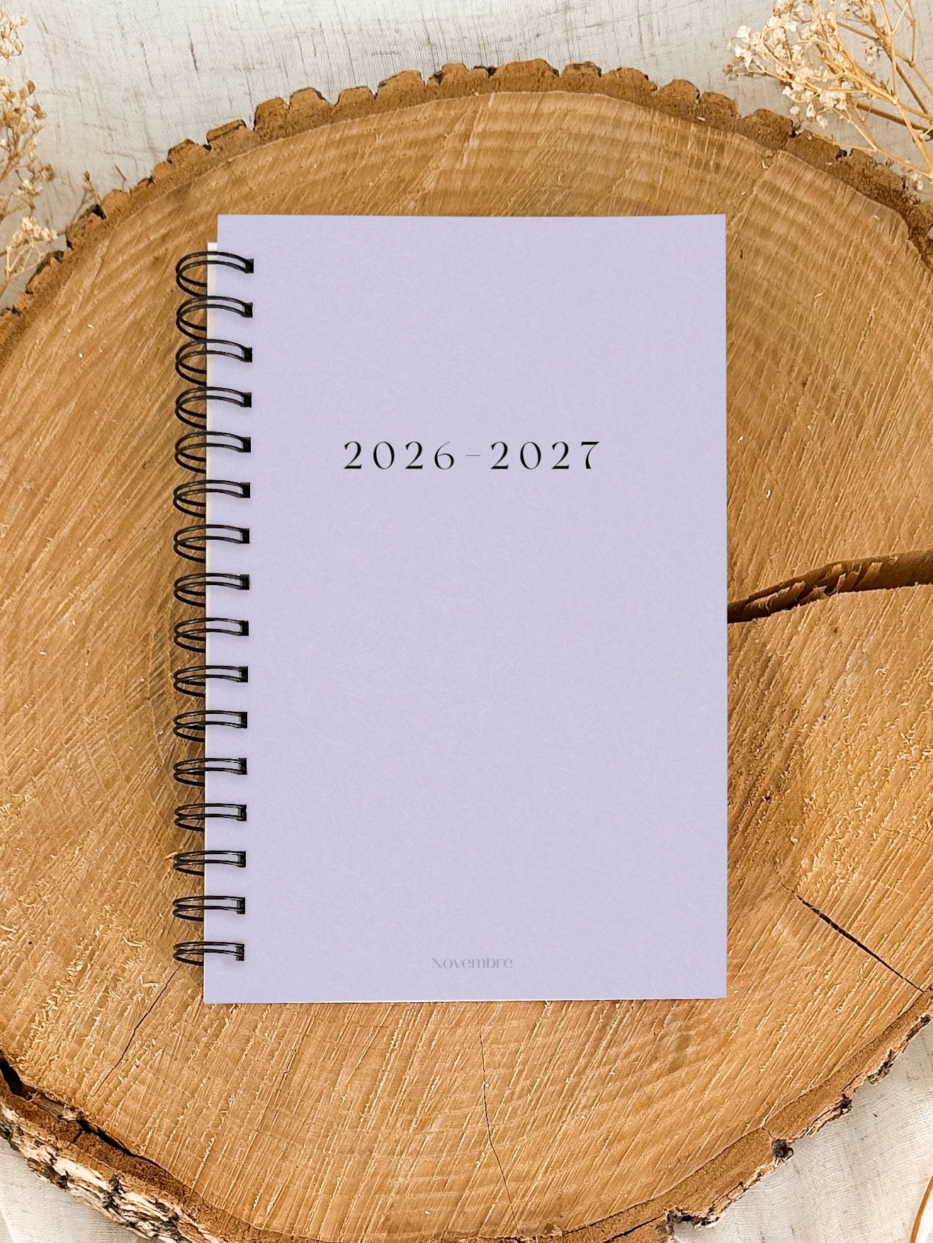 Agenda 2026-2027 Lavande Format de poche