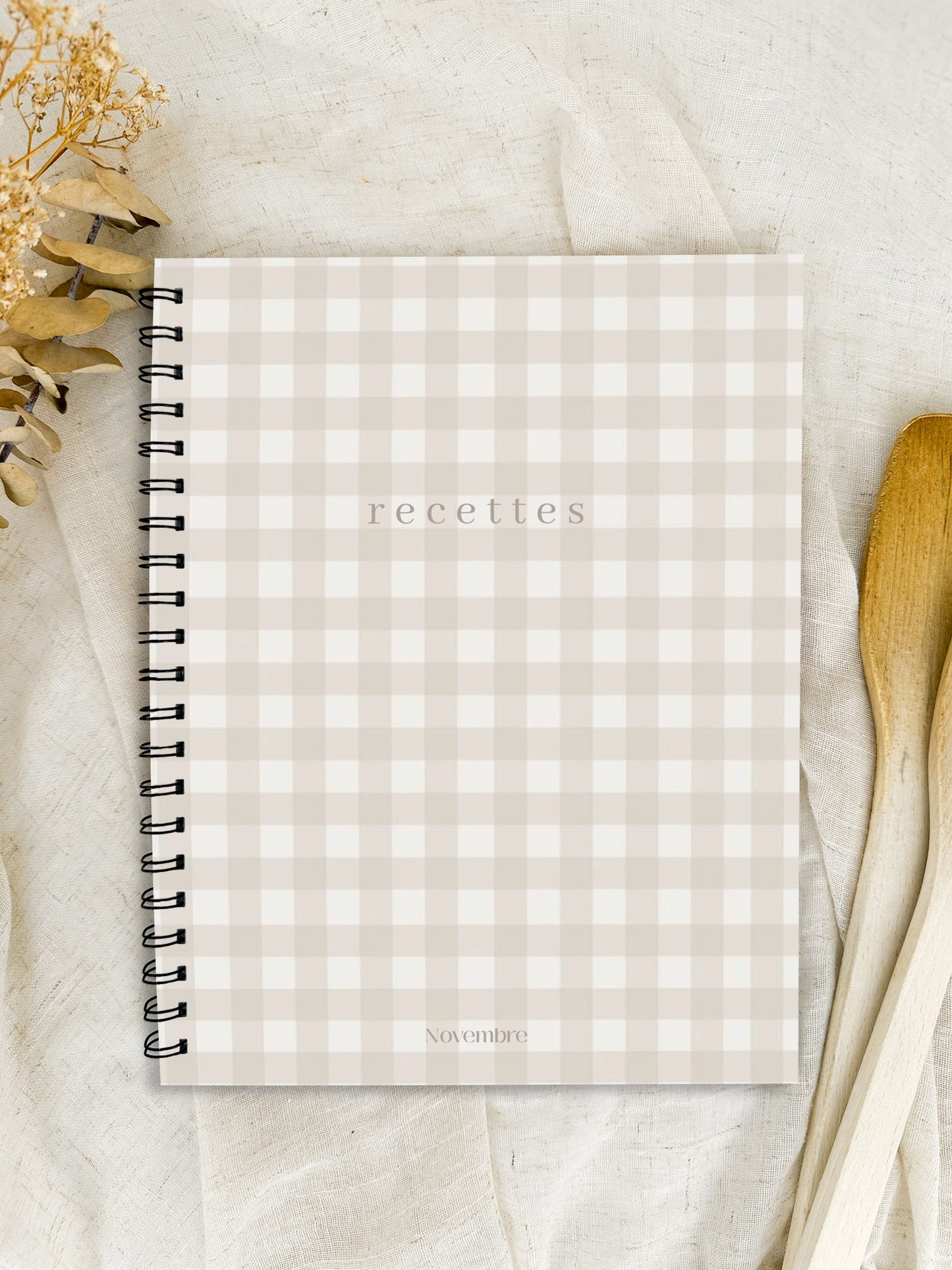 Livre de recettes à compléter Damier