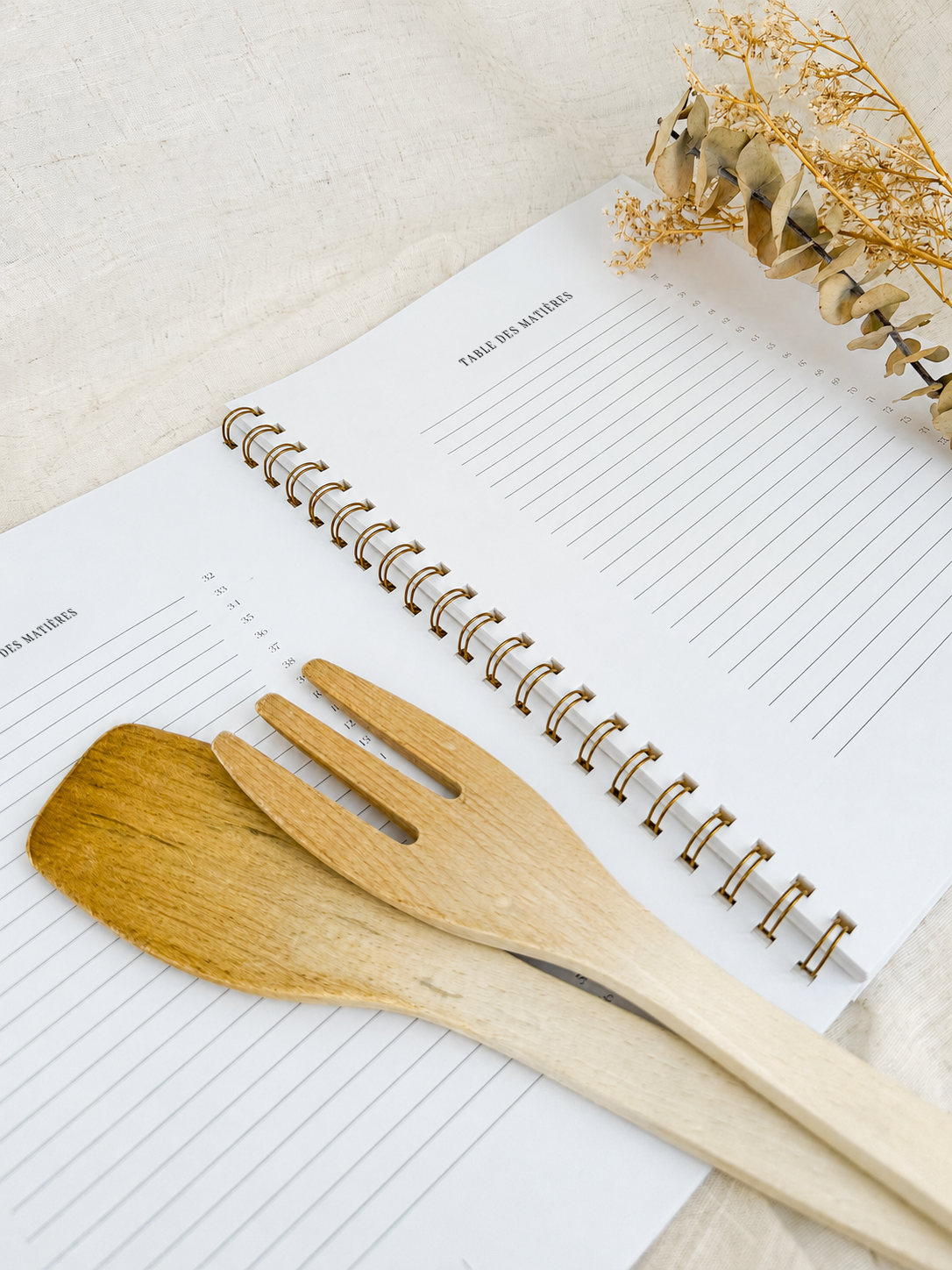 Livre de recettes à compléter Damier d'été