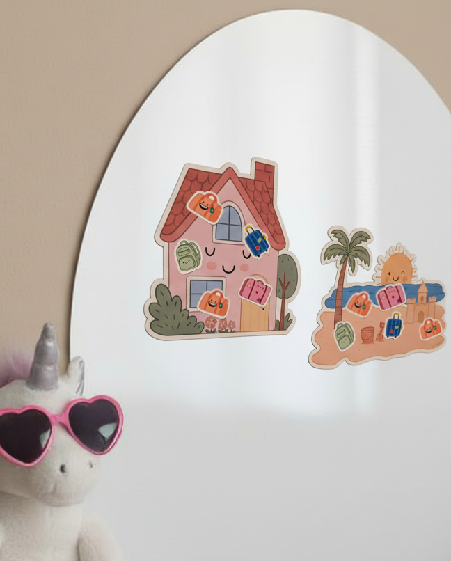 Système de compte à rebours avant les vacances pour enfants