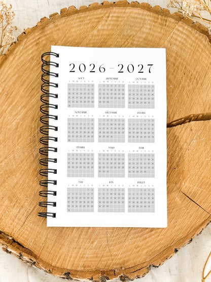 Agenda 2026-2027 Sauge Format de poche