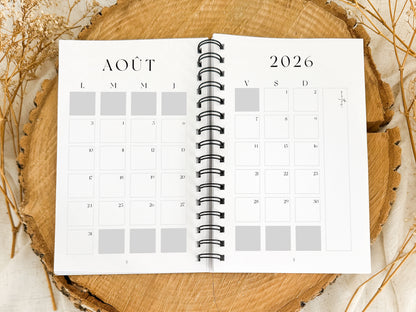 Agenda 2026-2027 Sauge Format de poche