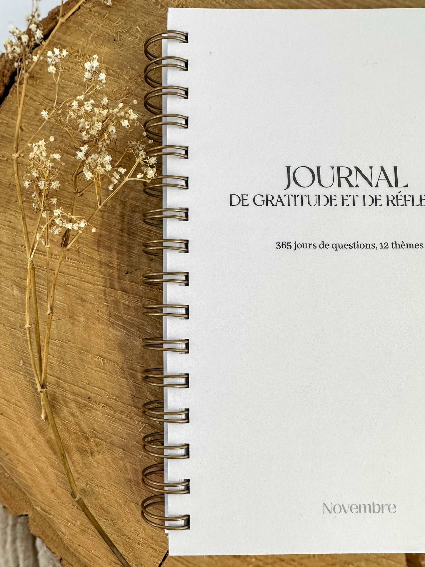 Journal de gratitude et de réflexions Avoine - Novembre Boutique