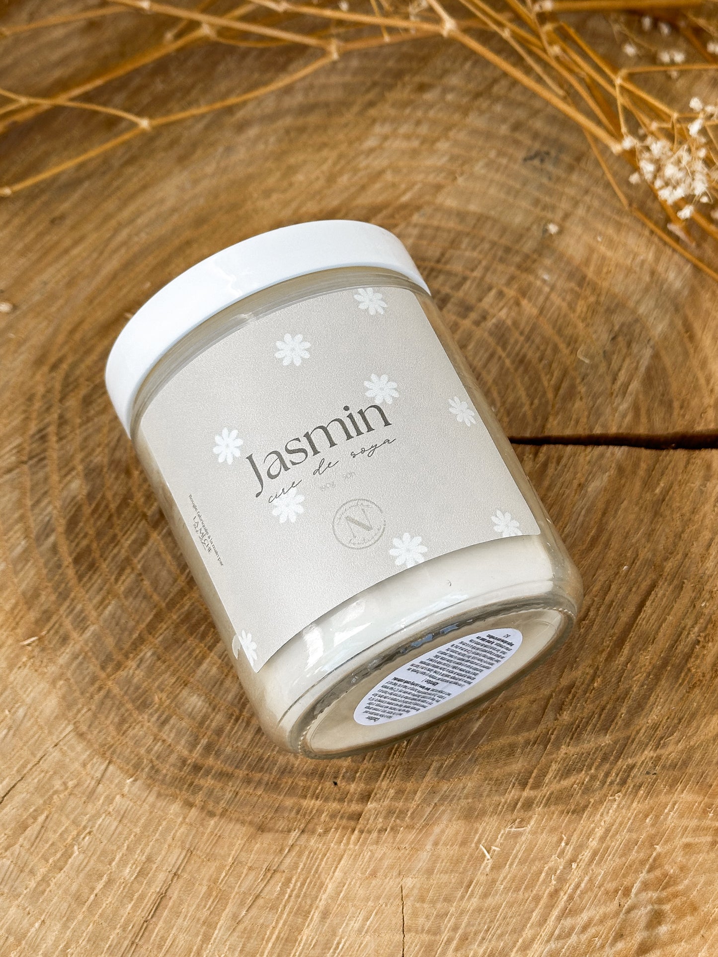 Bougie de soya parfum de Jasmin