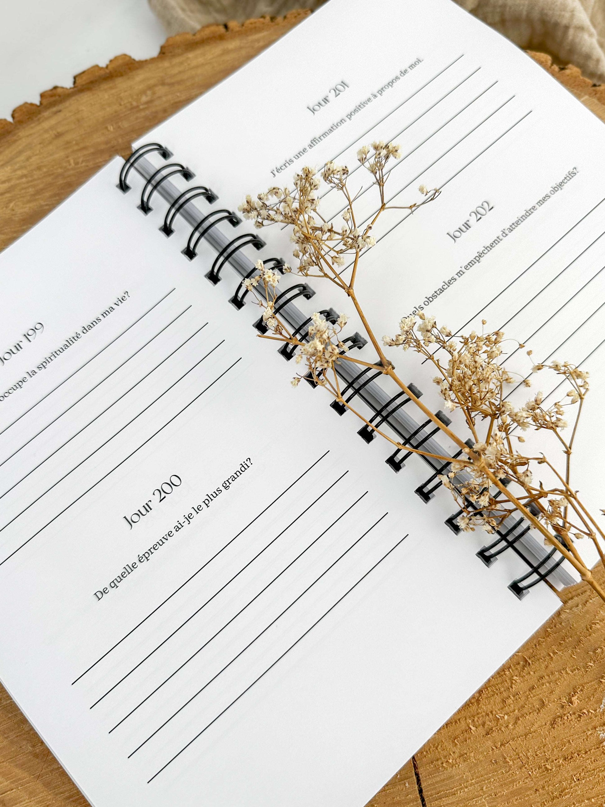 Journal de gratitude et de réflexions Avoine - Novembre Boutique