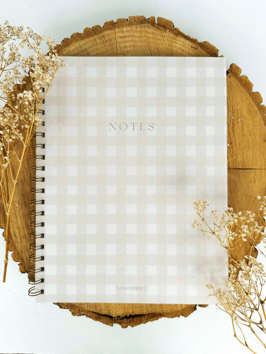 Large format Summer Checkerboard notebook