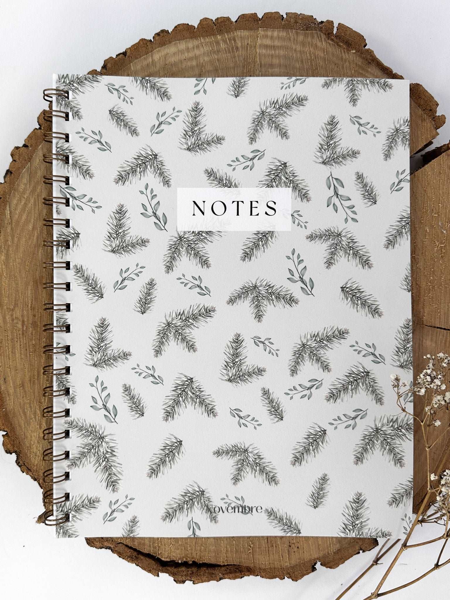 Cahier de notes grand format Boréal