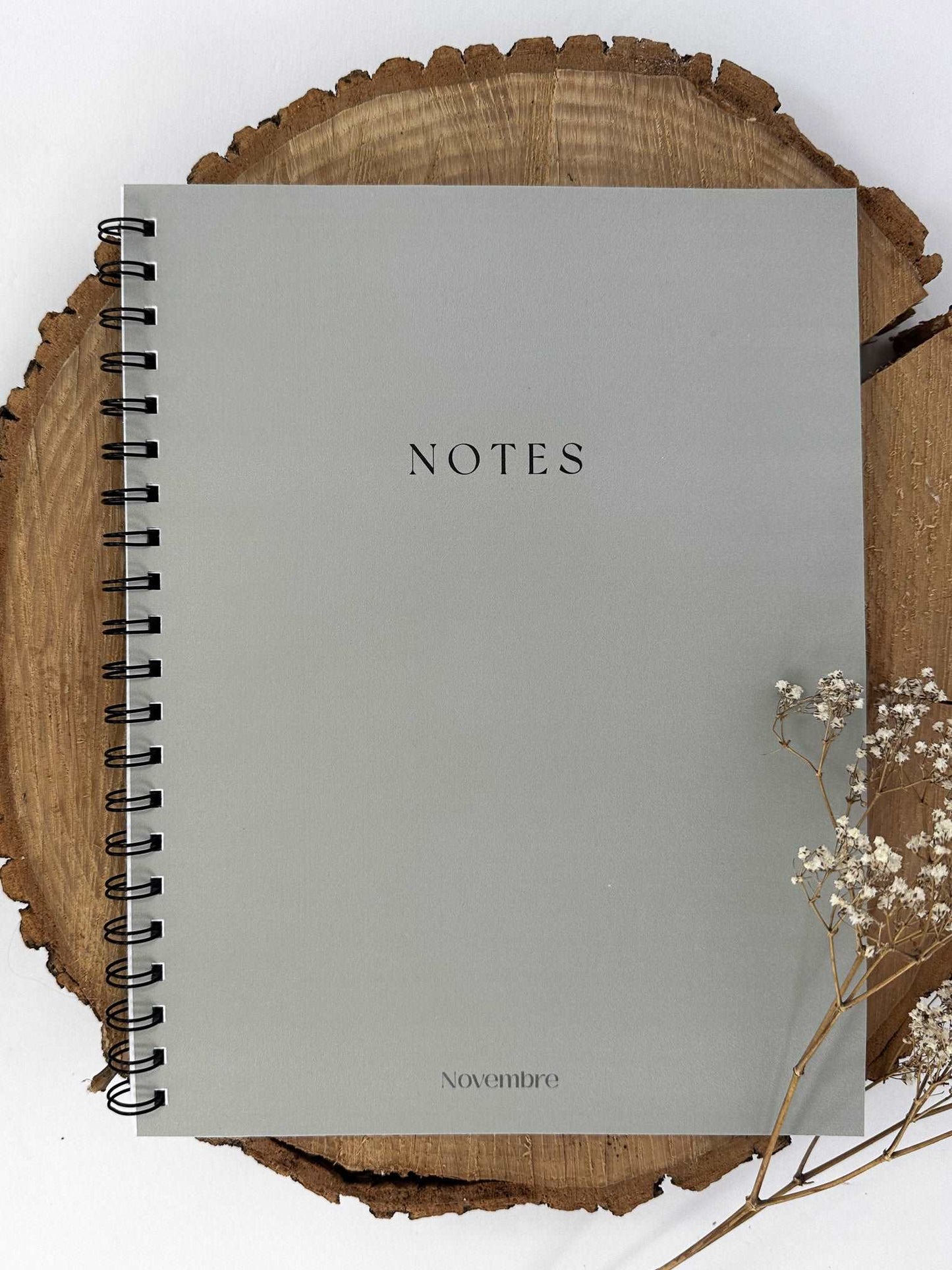 Cahier de notes grand format Sauge