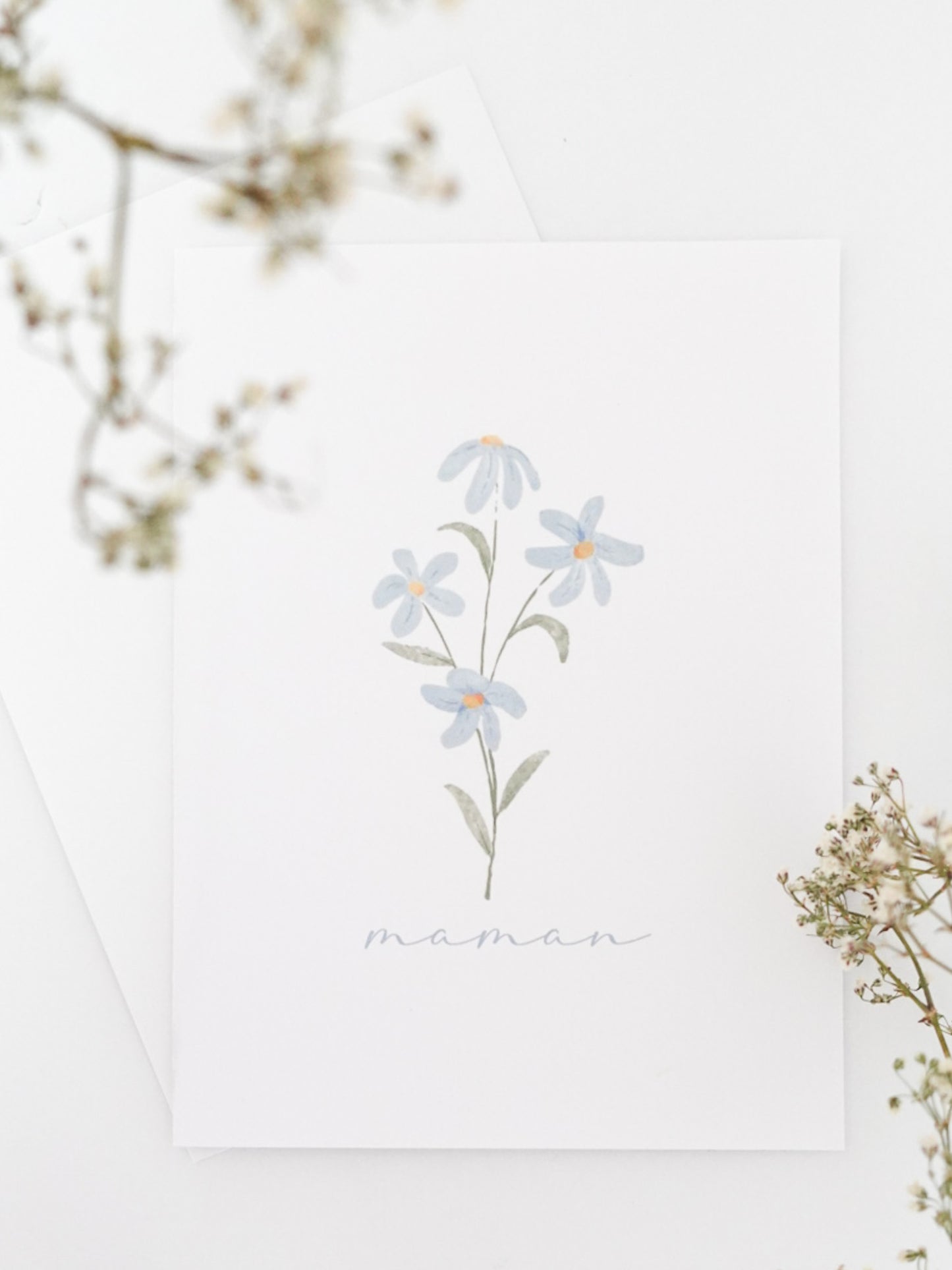 Carte de fête des mères Bouquet - Novembre Boutique