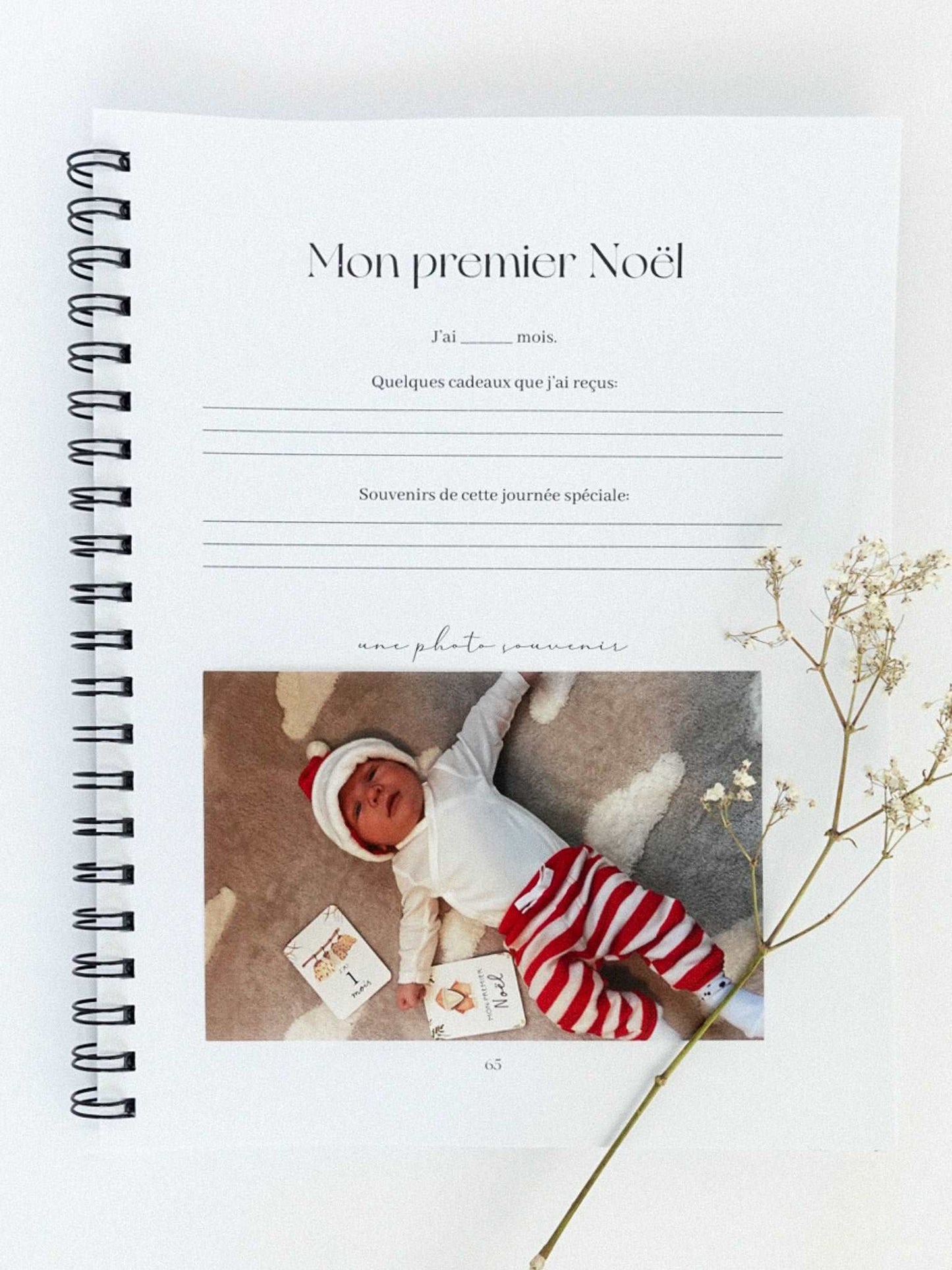 Livre de grossesse et bébé Ciel – Novembre Boutique