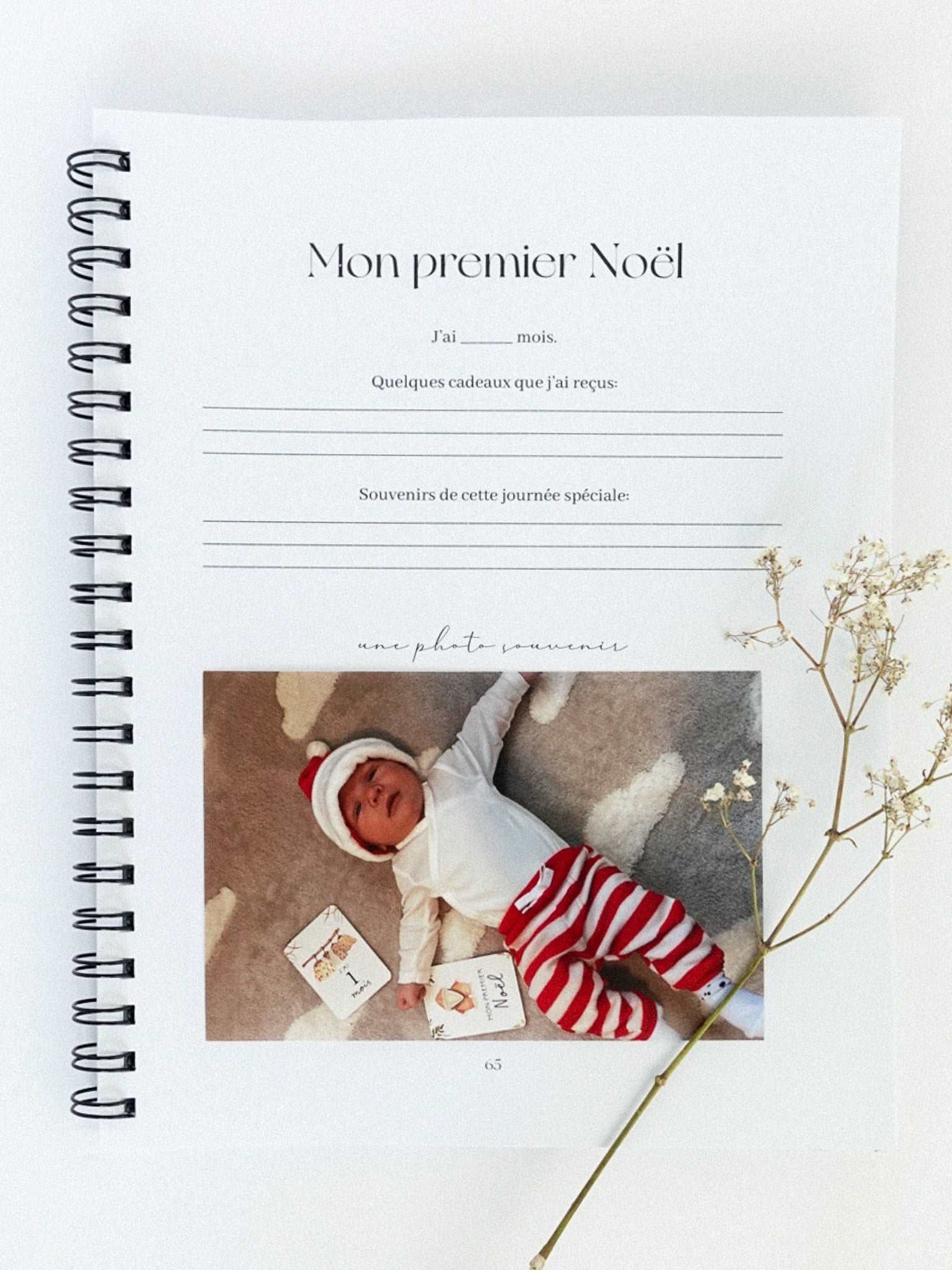 Livre de grossesse et bébé Ciel - Novembre Boutique