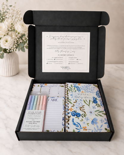 Coffret cadeau de papeterie