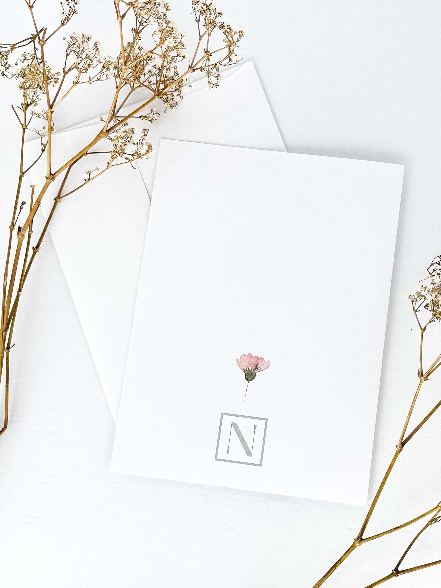 Carte de remerciement Fleurs sauvages - Novembre Boutique