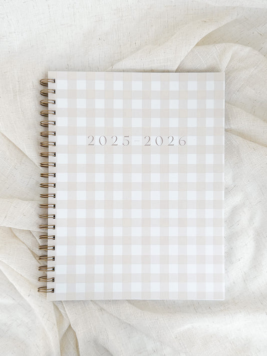 Agenda 2025-2026 Damier d’été Grand Format