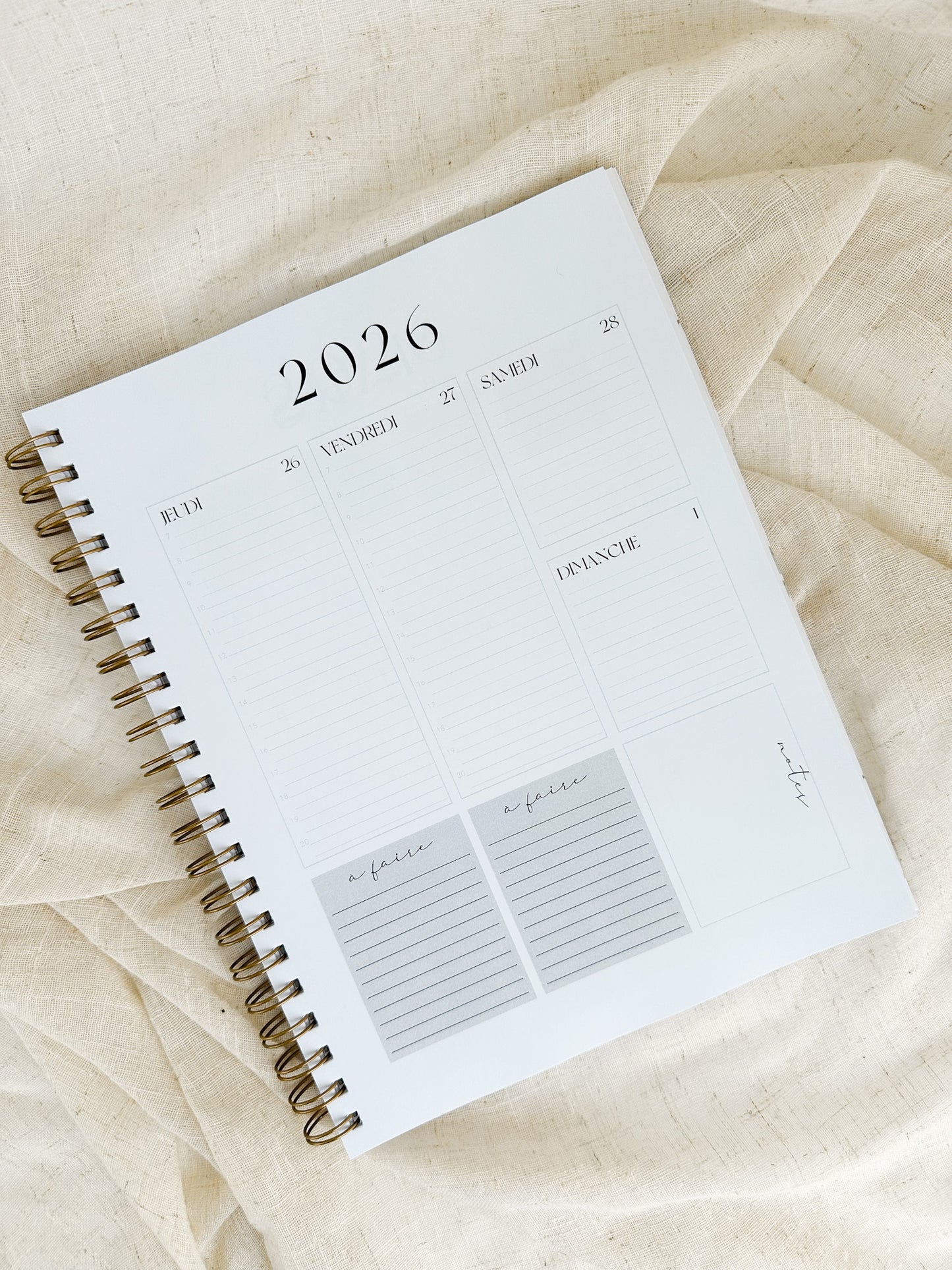 Agenda 2025-2026 Flora Grand Format