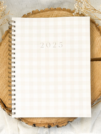 Agenda 2025 Damier d’été Grand Format