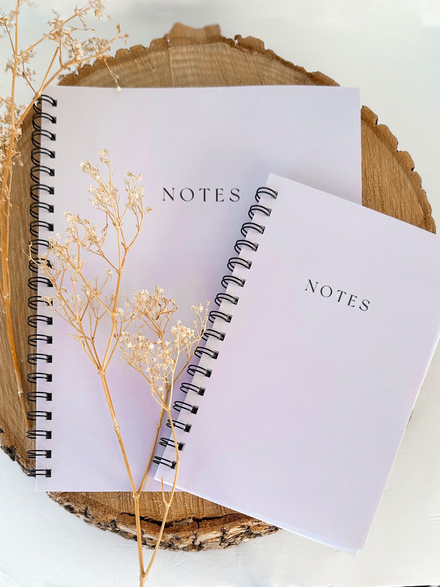 Cahier de notes grand format Lavande