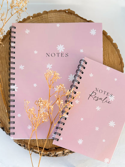 Cahier de notes grand format Rosie