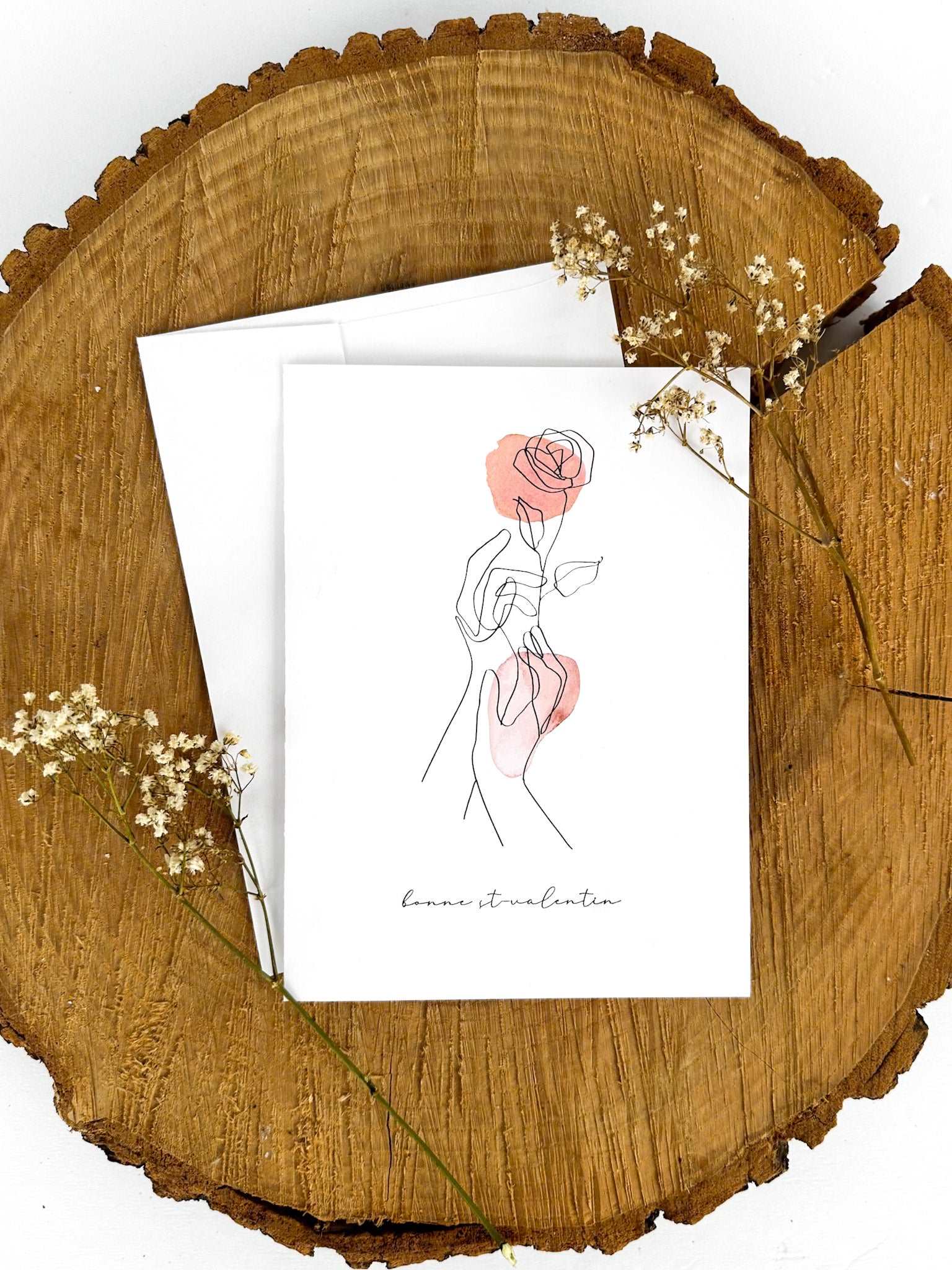 Carte de Saint-Valentin Mains Enlacées - Novembre Boutique