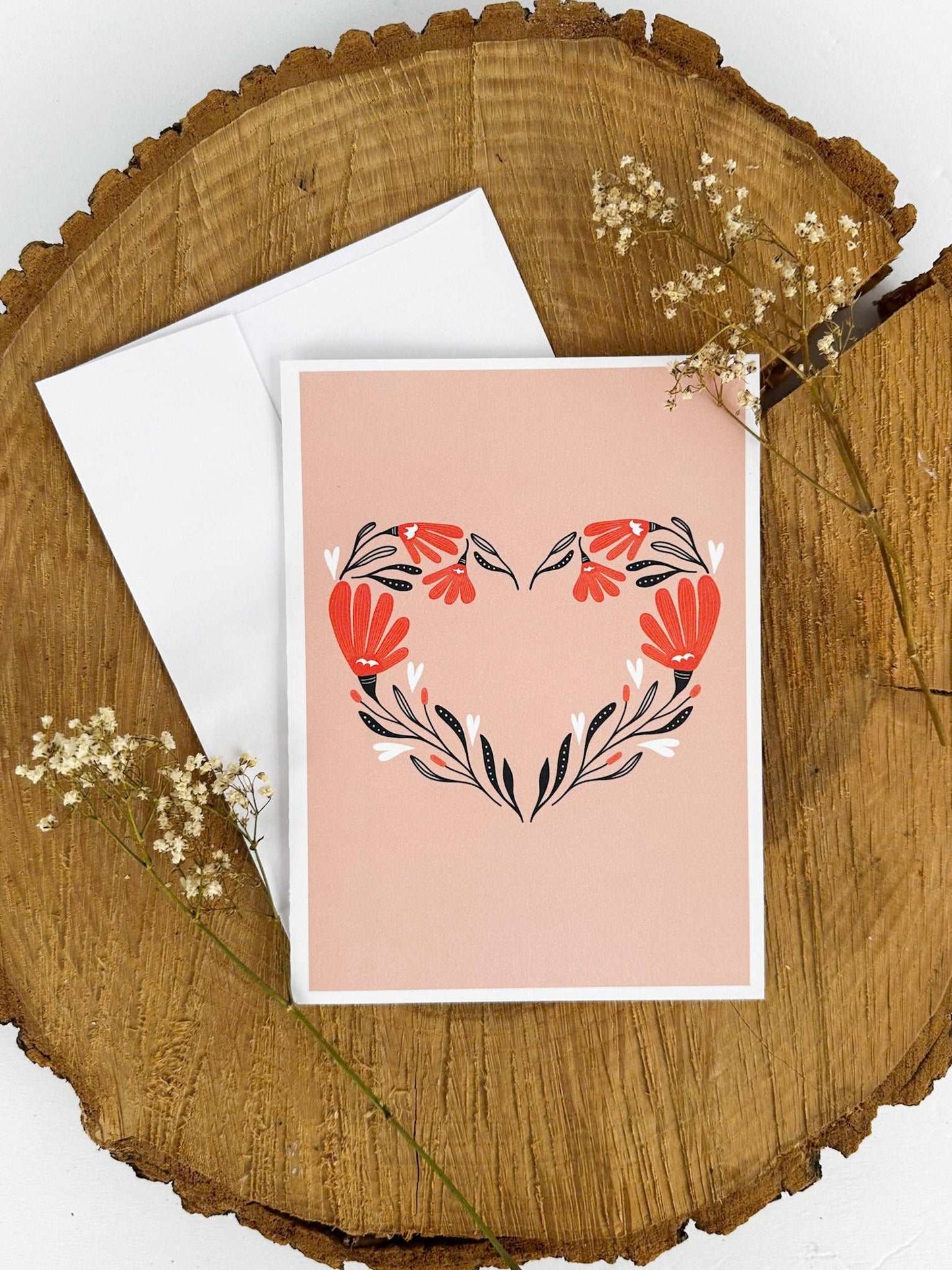 Carte de Saint-Valentin Mains Enlacées - Novembre Boutique