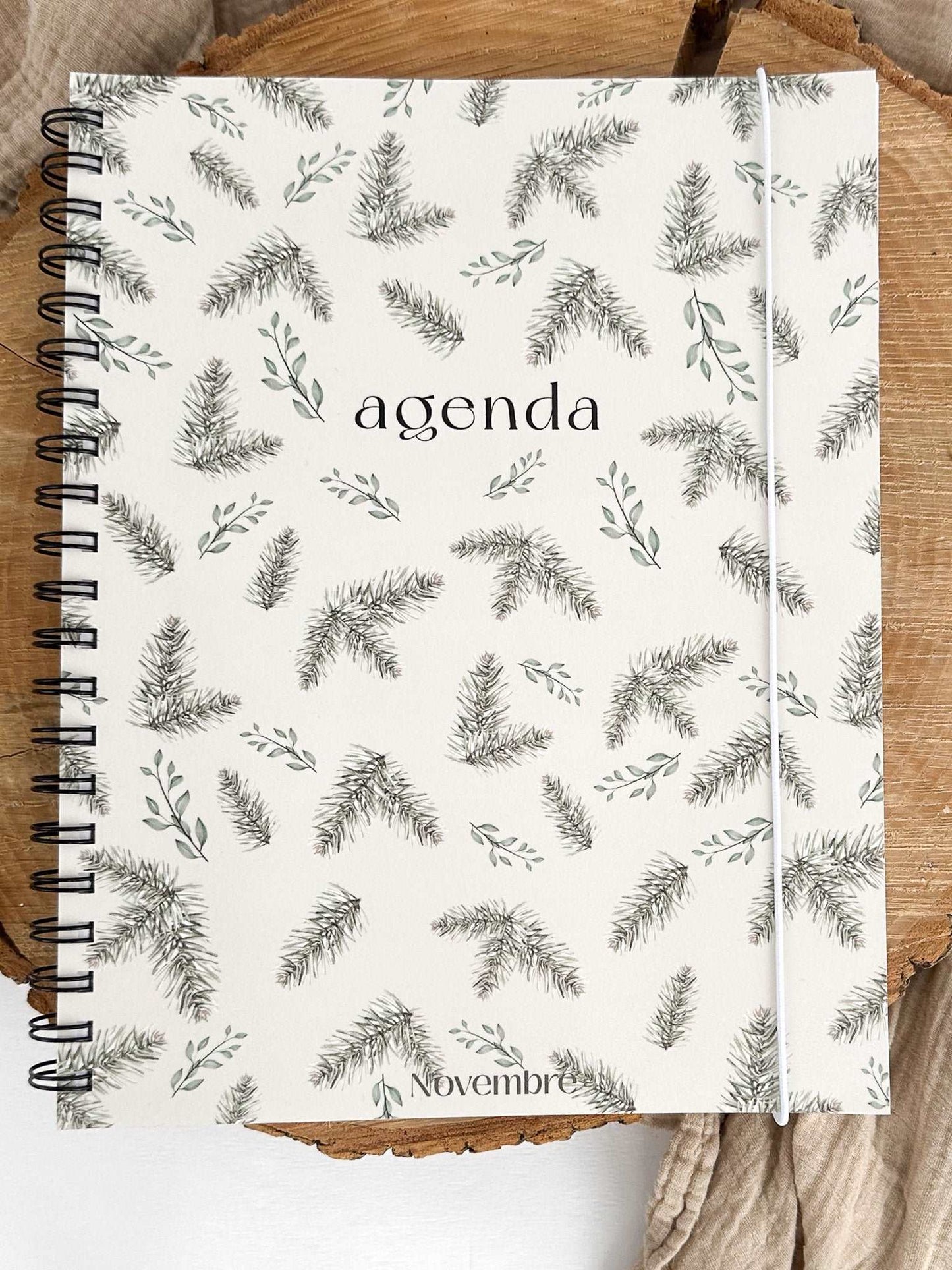 Agenda non-daté 12 mois Boréal 2e édition - Novembre Boutique