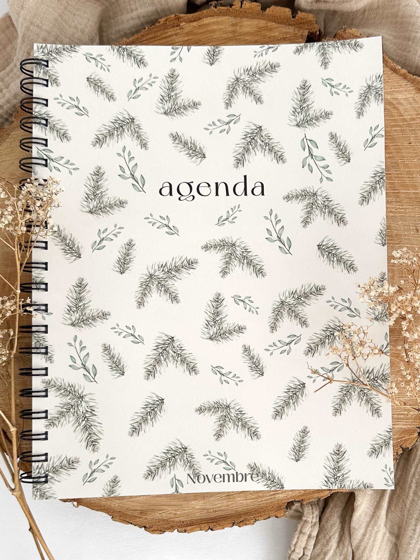 Agenda non-daté 12 mois Boréal 2e édition - Novembre Boutique