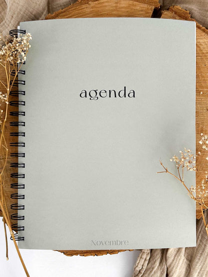 Agenda non-daté 12 mois Sauge 2e édition - Novembre Boutique