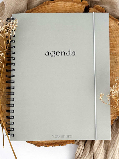 Agenda non-daté 12 mois Sauge 2e édition - Novembre Boutique