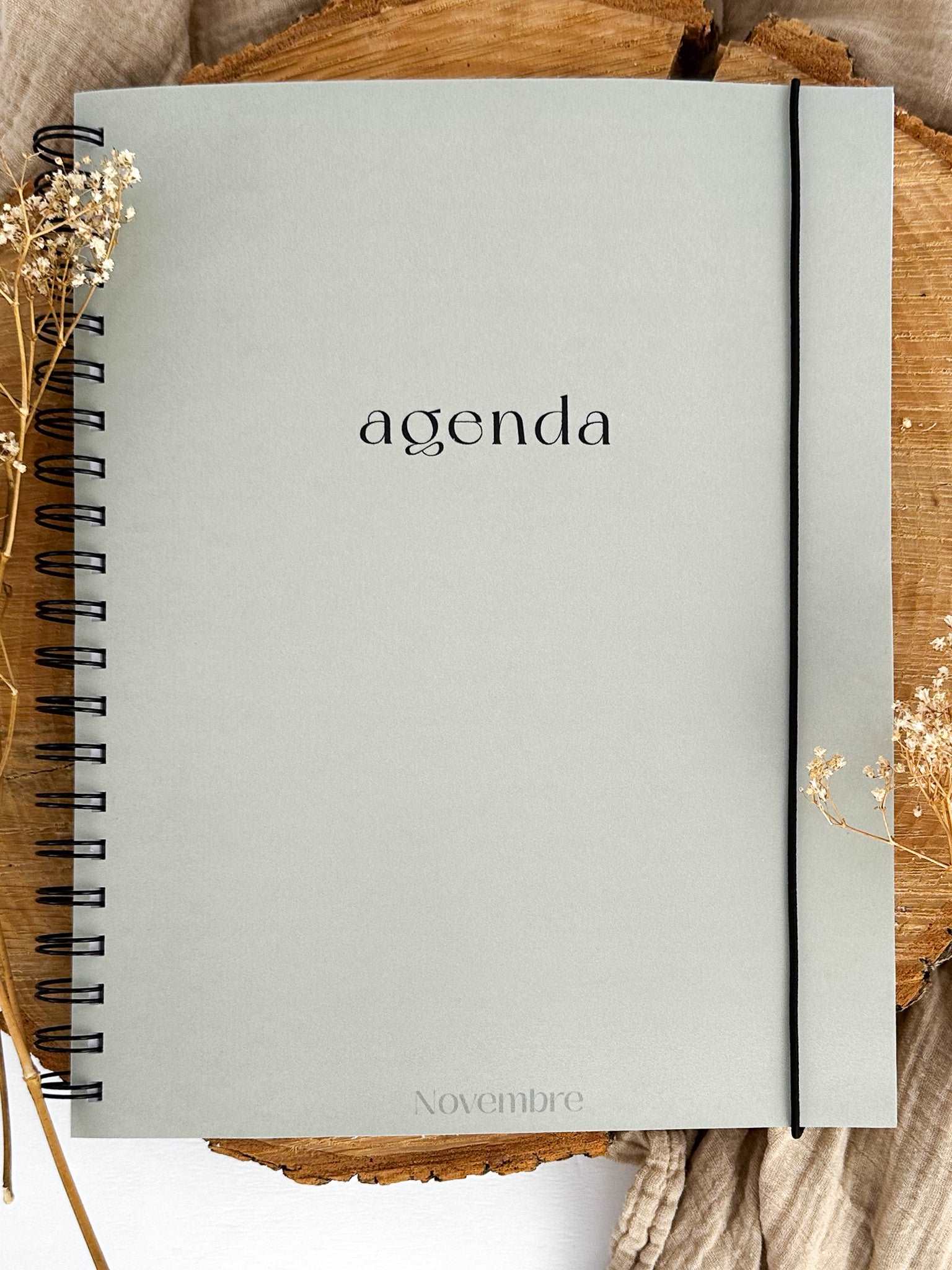 Agenda non-daté 12 mois Sauge 2e édition - Novembre Boutique