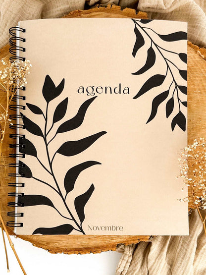 Agenda non-daté 12 mois Silhouette 2e édition - Novembre Boutique