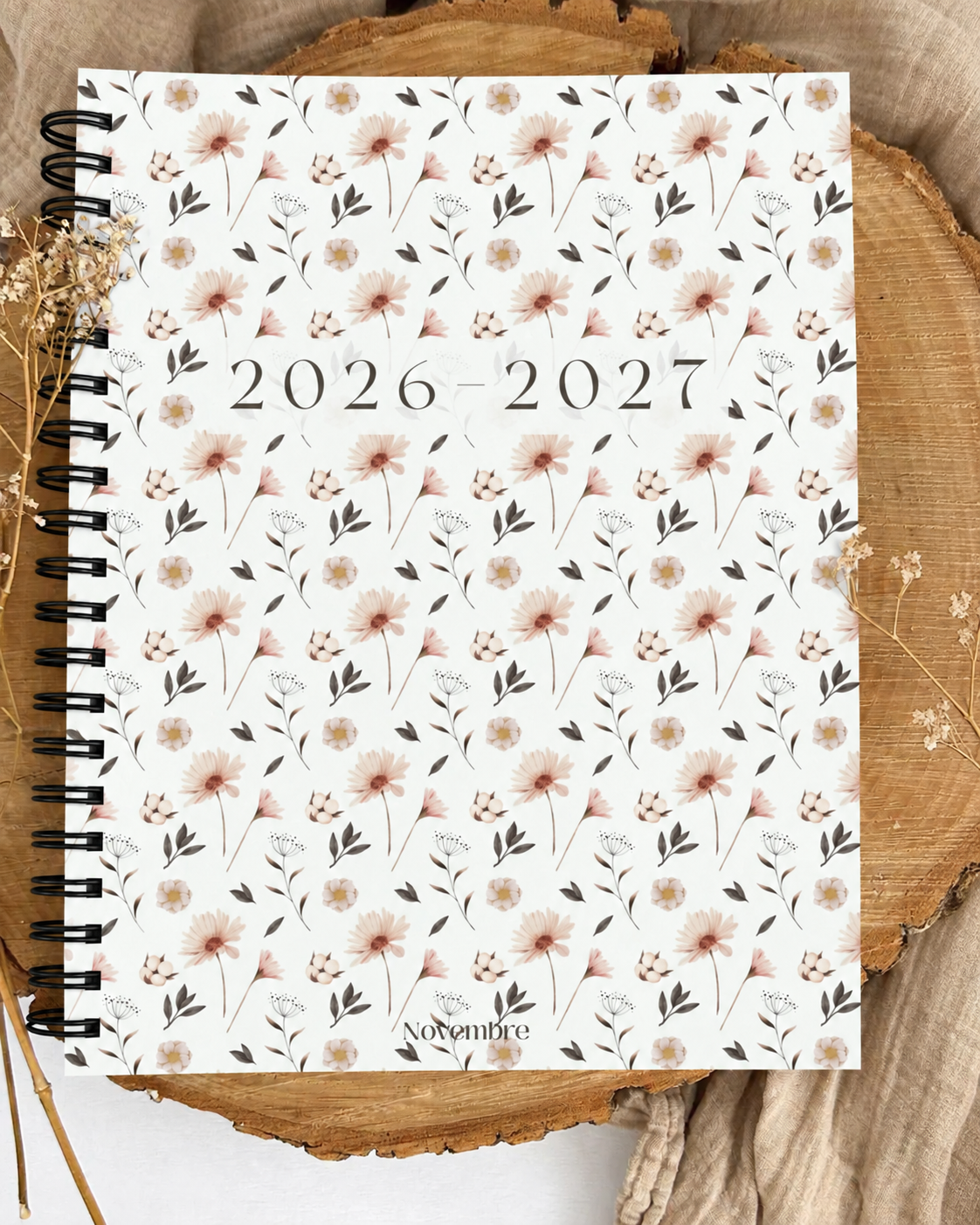 Agenda 2026-2027 Fleurs Nordiques Grand format