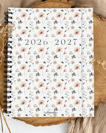 Agenda 2026-2027 Fleurs Nordiques Grand format