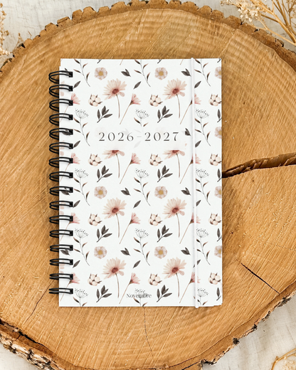 Agenda 2026-2027 Fleurs nordiques Format de poche