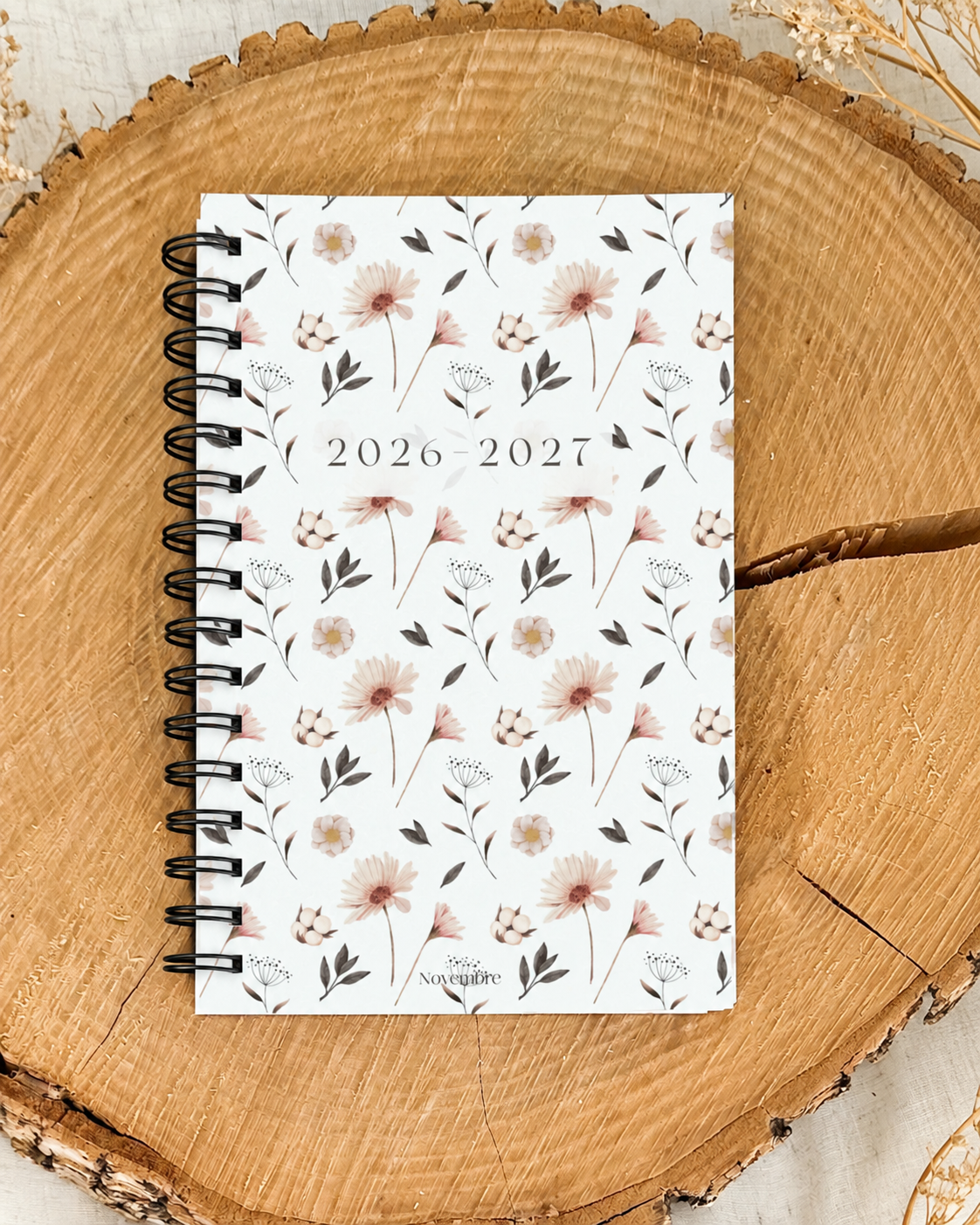 Agenda 2026-2027 Fleurs nordiques Format de poche