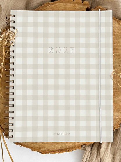 Agenda 2027 Damier d’été Grand format