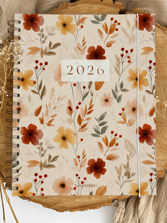 Agenda 2026 Cannelle Grand format