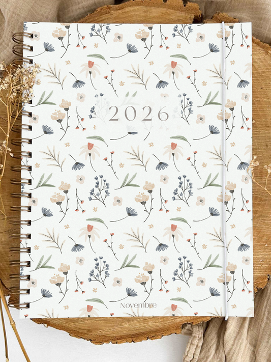 Agenda 2026 Fleuri Grand format