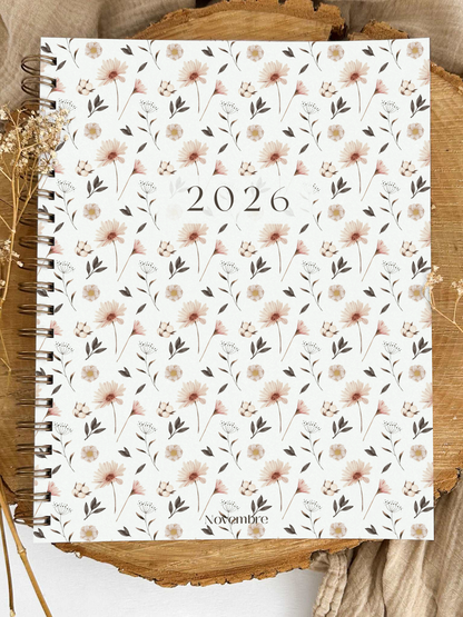 Agenda 2026 Fleurs Nordiques Grand format