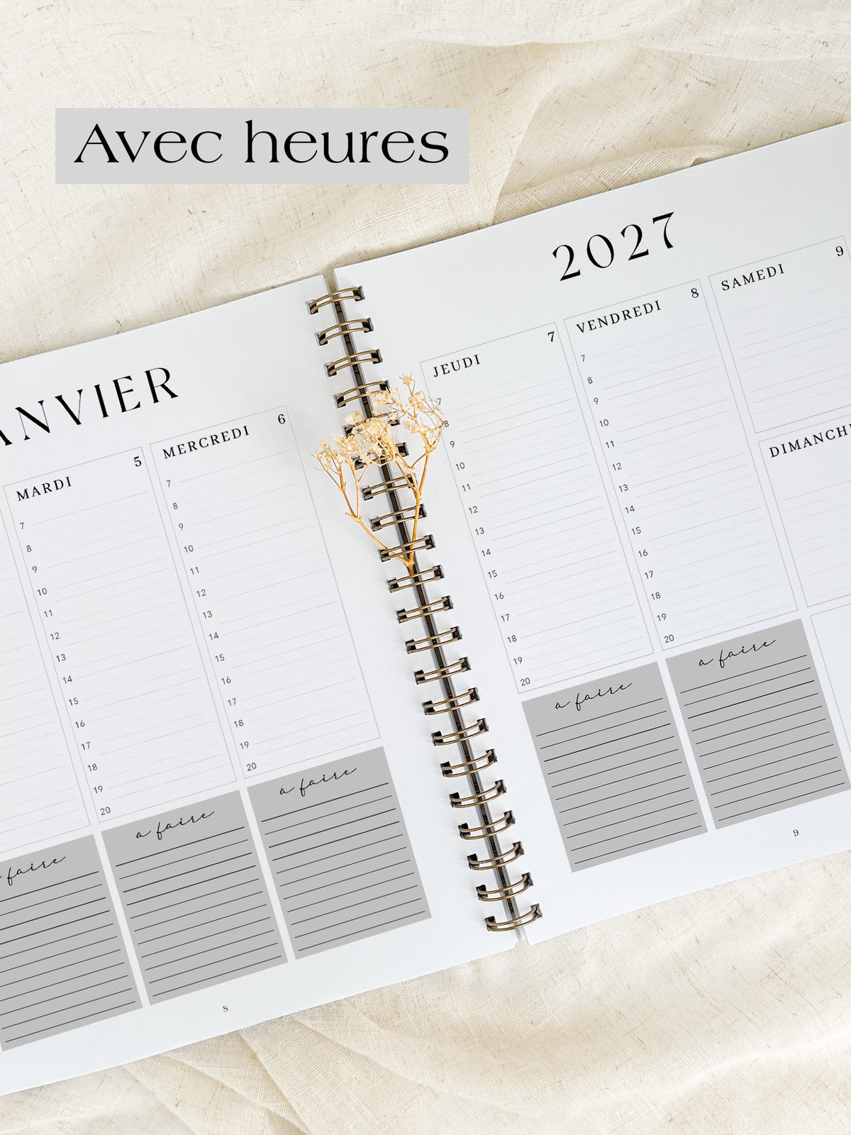 Agenda 2027 Porcelaine Grand format