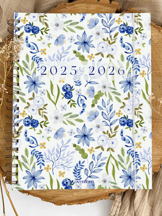Agenda 2025-2026 grand format Hydrangea